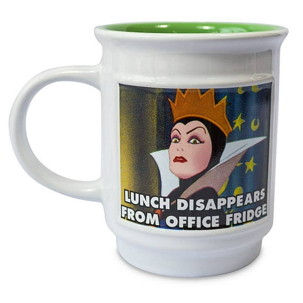 OFFICIAL DISNEY SNOW WHITE EVIL QUEEN TAPERED COFFEE MUG CUP NEW IN GIFT BOX